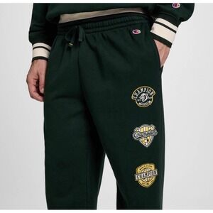 Champion Phys Ed Patch Sweatpants Men's S Pine Grove Limited Edition 80% Cotton